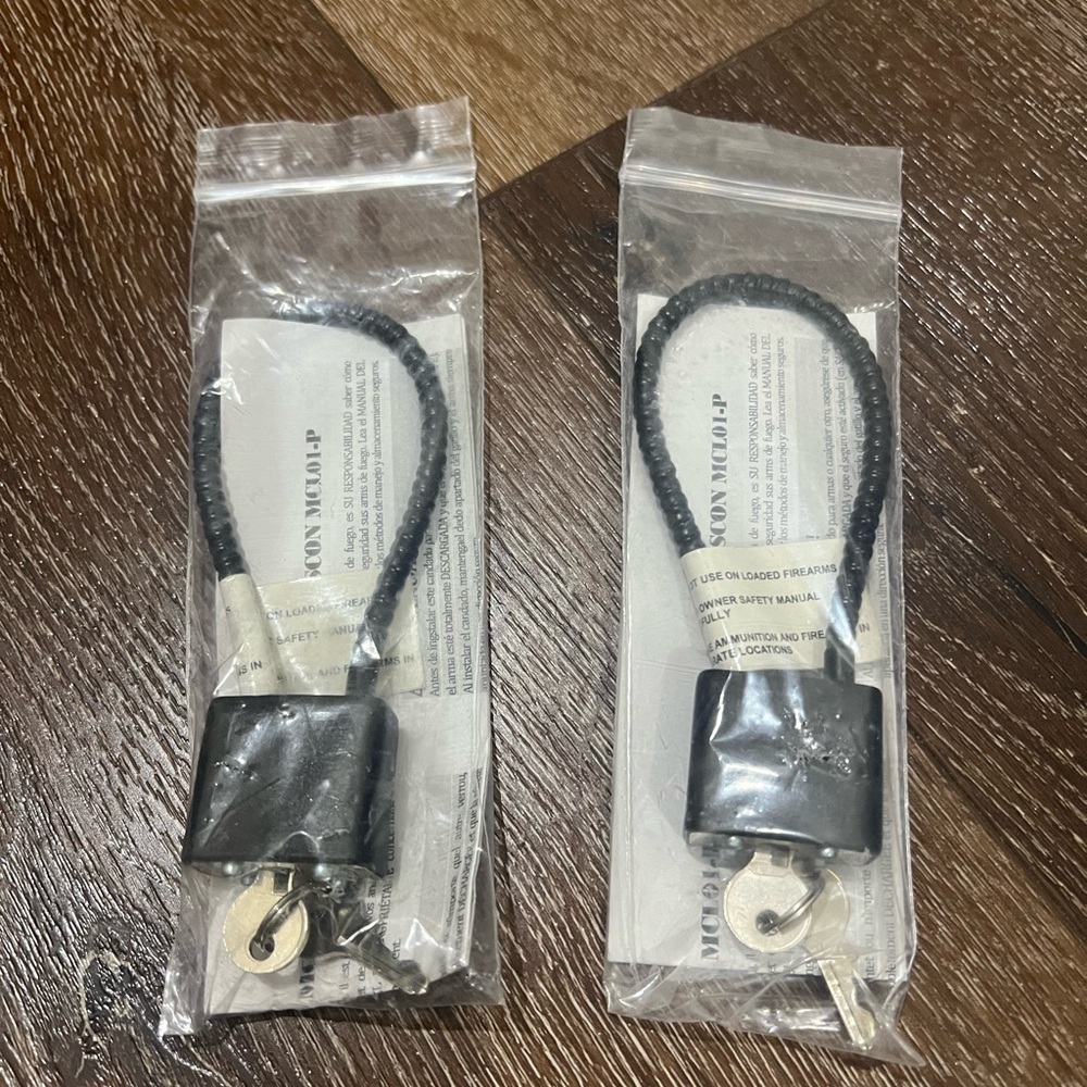 NWT Mascon mclo1-p gun lock black 2 total